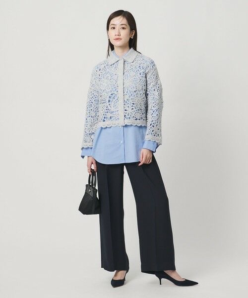 UNITED ARROWS / ユナイテッドアローズ カーディガン・ボレロ | クロシェ ポロ カーディガン | 詳細3