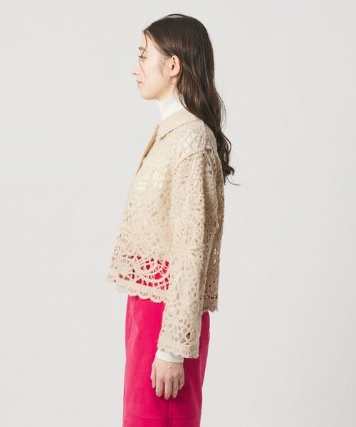 UNITED ARROWS / ユナイテッドアローズ カーディガン・ボレロ | クロシェ ポロ カーディガン | 詳細12