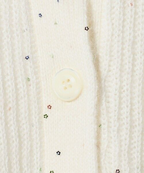 UNITED ARROWS / ユナイテッドアローズ カーディガン・ボレロ | フラワー スパンコール カーディガン | 詳細6