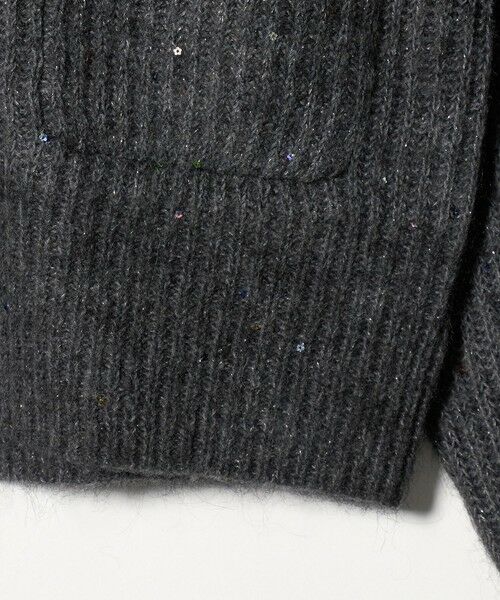 UNITED ARROWS / ユナイテッドアローズ カーディガン・ボレロ | フラワー スパンコール カーディガン | 詳細16