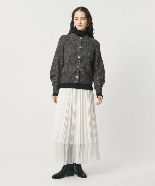 UNITED ARROWS / ユナイテッドアローズ カーディガン・ボレロ | フラワー スパンコール カーディガン | 詳細8