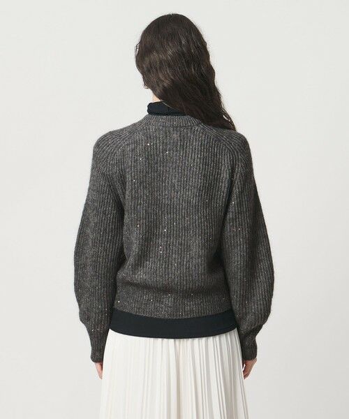 UNITED ARROWS / ユナイテッドアローズ カーディガン・ボレロ | フラワー スパンコール カーディガン | 詳細11