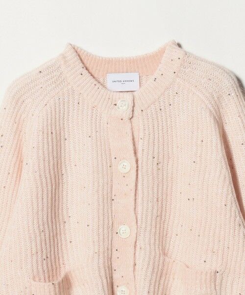 UNITED ARROWS / ユナイテッドアローズ カーディガン・ボレロ | フラワー スパンコール カーディガン | 詳細24