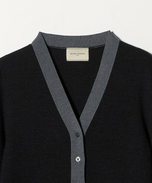 UNITED ARROWS / ユナイテッドアローズ カーディガン・ボレロ | 18G ウール リブ カーディガン | 詳細5