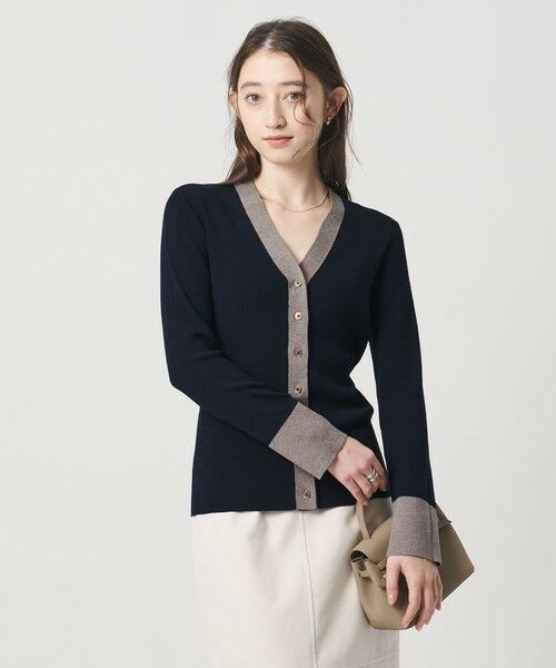 UNITED ARROWS / ユナイテッドアローズ カーディガン・ボレロ | 18G ウール リブ カーディガン | 詳細13