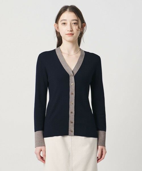 UNITED ARROWS / ユナイテッドアローズ カーディガン・ボレロ | 18G ウール リブ カーディガン | 詳細15