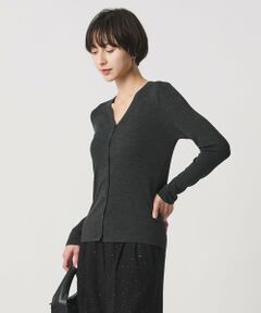 UNITED ARROWS / ユナイテッドアローズ カーディガン・ボレロ | 18G ウール フィット リブ カーディガン