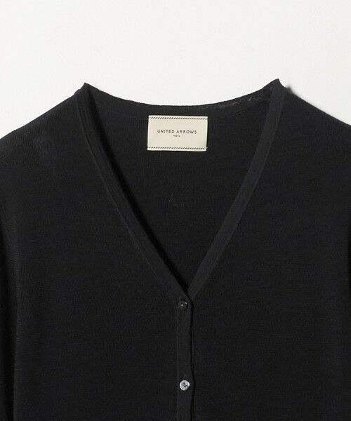 UNITED ARROWS / ユナイテッドアローズ カーディガン・ボレロ | 18G ウール フィット リブ カーディガン | 詳細5