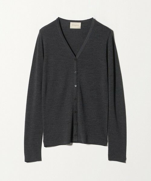UNITED ARROWS / ユナイテッドアローズ カーディガン・ボレロ | 18G ウール フィット リブ カーディガン | 詳細9