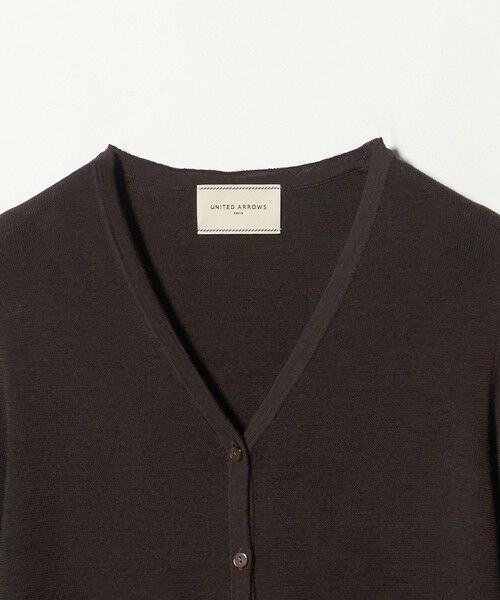 UNITED ARROWS / ユナイテッドアローズ カーディガン・ボレロ | 18G ウール フィット リブ カーディガン | 詳細21