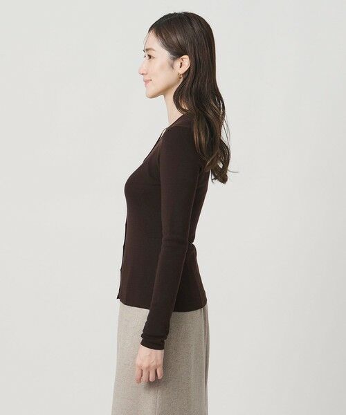 UNITED ARROWS / ユナイテッドアローズ カーディガン・ボレロ | 18G ウール フィット リブ カーディガン | 詳細17