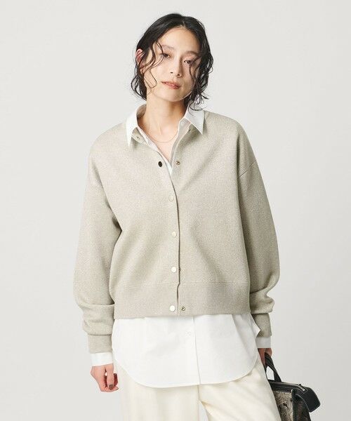 UNITED ARROWS / ユナイテッドアローズ カーディガン・ボレロ | ラメ ニット スウェット カーディガン ‐ウォッシャブル‐ | 詳細18