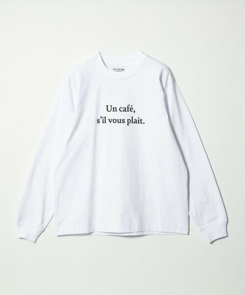 UNITED ARROWS / ユナイテッドアローズ Tシャツ | ＜Les Petits Basics＞UN CAFE ロングスリーブ Tシャツ | 詳細4