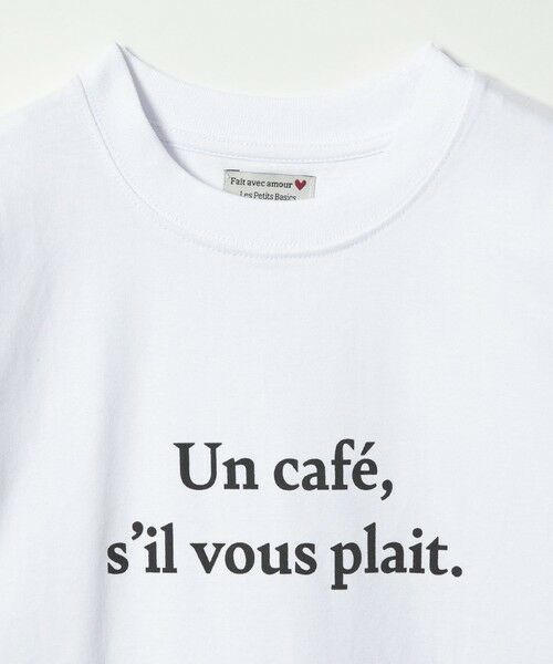 UNITED ARROWS / ユナイテッドアローズ Tシャツ | ＜Les Petits Basics＞UN CAFE ロングスリーブ Tシャツ | 詳細6