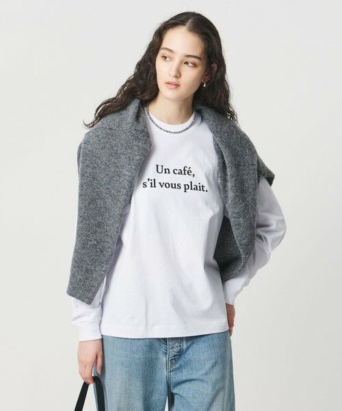 UNITED ARROWS / ユナイテッドアローズ Tシャツ | ＜Les Petits Basics＞UN CAFE ロングスリーブ Tシャツ | 詳細1