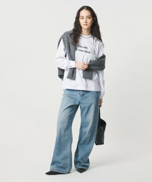 UNITED ARROWS / ユナイテッドアローズ Tシャツ | ＜Les Petits Basics＞UN CAFE ロングスリーブ Tシャツ | 詳細2