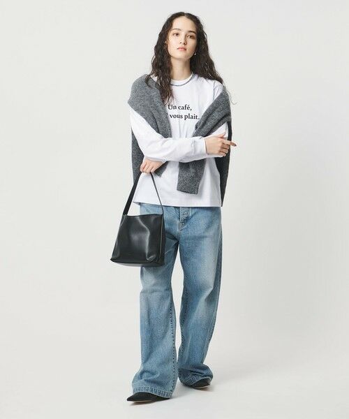 UNITED ARROWS / ユナイテッドアローズ Tシャツ | ＜Les Petits Basics＞UN CAFE ロングスリーブ Tシャツ | 詳細3