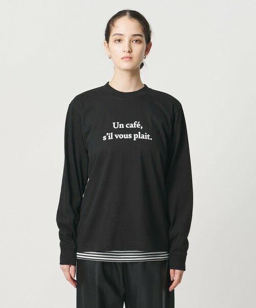 UNITED ARROWS / ユナイテッドアローズ Tシャツ | ＜Les Petits Basics＞UN CAFE ロングスリーブ Tシャツ | 詳細10