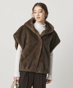 UNITED ARROWS / ユナイテッドアローズ ベスト | ＜STUDIO AR＞OLENA リバーシブル フェイクファー ベスト