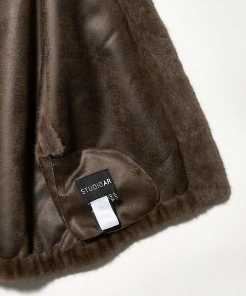 UNITED ARROWS / ユナイテッドアローズ ベスト | ＜STUDIO AR＞OLENA リバーシブル フェイクファー ベスト | 詳細15