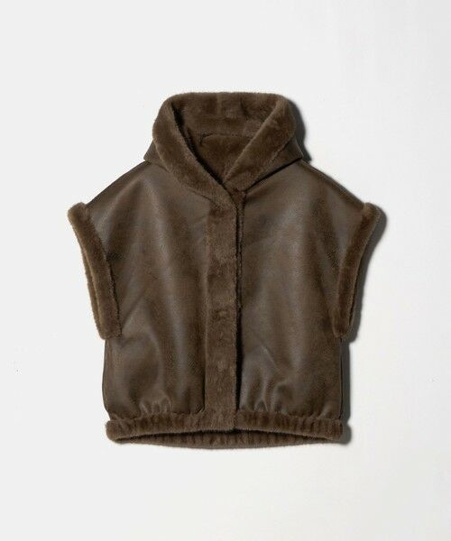 UNITED ARROWS / ユナイテッドアローズ ベスト | ＜STUDIO AR＞OLENA リバーシブル フェイクファー ベスト | 詳細17