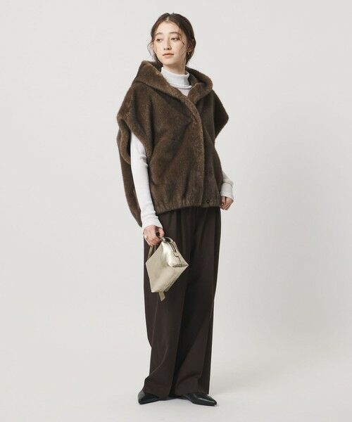 UNITED ARROWS / ユナイテッドアローズ ベスト | ＜STUDIO AR＞OLENA リバーシブル フェイクファー ベスト | 詳細3