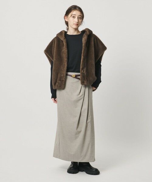 UNITED ARROWS / ユナイテッドアローズ ベスト | ＜STUDIO AR＞OLENA リバーシブル フェイクファー ベスト | 詳細7