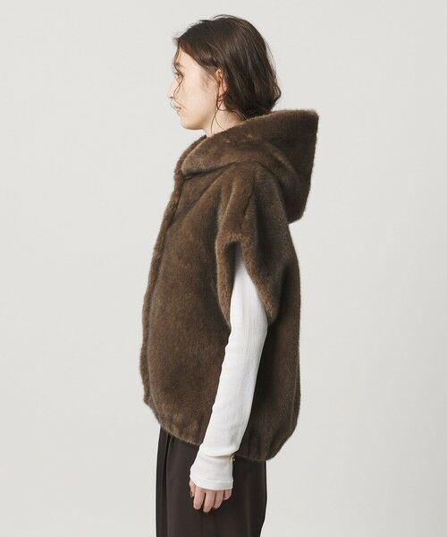 UNITED ARROWS / ユナイテッドアローズ ベスト | ＜STUDIO AR＞OLENA リバーシブル フェイクファー ベスト | 詳細9