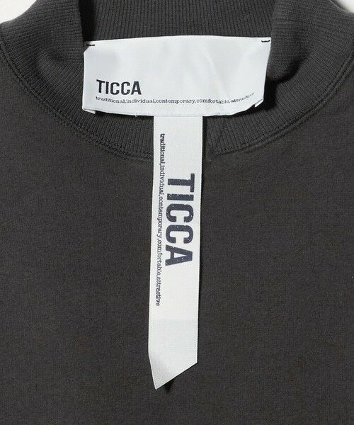 UNITED ARROWS / ユナイテッドアローズ Tシャツ | ＜TICCA＞ウラケ ハイネック スウェット | 詳細19