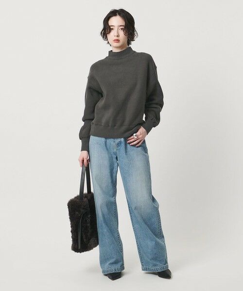 UNITED ARROWS / ユナイテッドアローズ Tシャツ | ＜TICCA＞ウラケ ハイネック スウェット | 詳細8