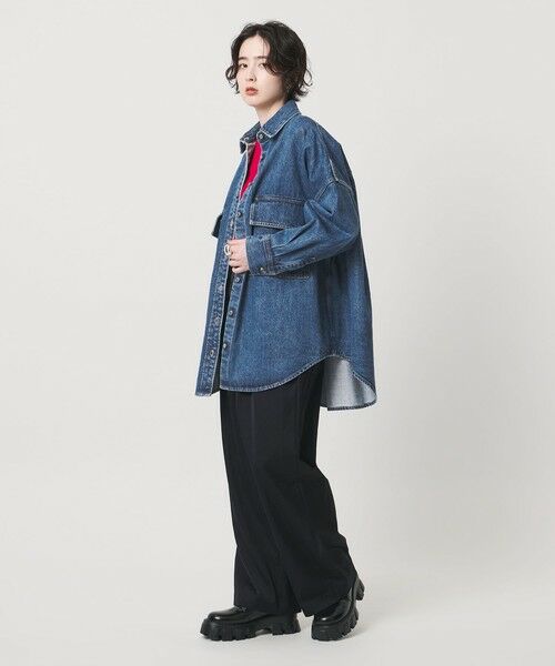UNITED ARROWS / ユナイテッドアローズ シャツ・ブラウス | ＜SACRA＞デニム ロング シャツ ジャケット | 詳細2