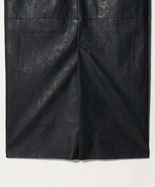 UNITED ARROWS / ユナイテッドアローズ ミニ丈・ひざ丈ワンピース | ＜SACRA＞レザーライク Uネック ワンピース | 詳細11