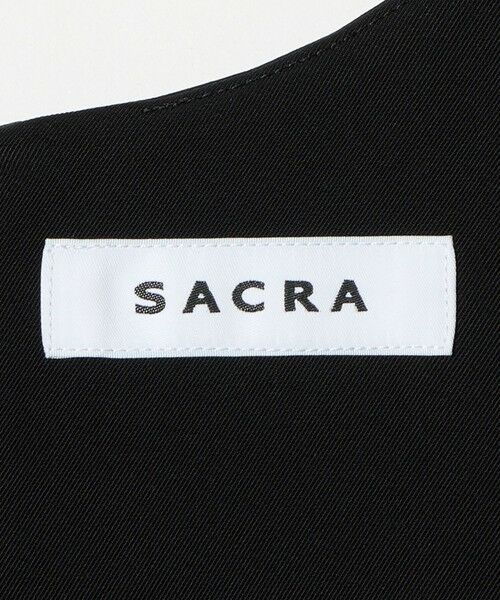 UNITED ARROWS / ユナイテッドアローズ ミニ丈・ひざ丈ワンピース | ＜SACRA＞レザーライク Uネック ワンピース | 詳細16