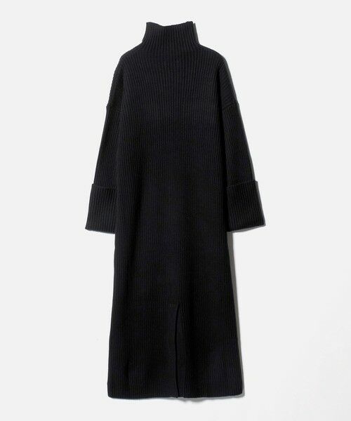 UNITED ARROWS / ユナイテッドアローズ ミニ丈・ひざ丈ワンピース | ＜SACRA＞Wポケット タートル リブ ワンピース | 詳細4