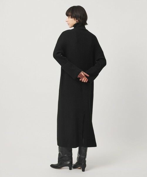 UNITED ARROWS / ユナイテッドアローズ ミニ丈・ひざ丈ワンピース | ＜SACRA＞Wポケット タートル リブ ワンピース | 詳細2