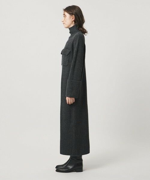 UNITED ARROWS / ユナイテッドアローズ ミニ丈・ひざ丈ワンピース | ＜SACRA＞Wポケット タートル リブ ワンピース | 詳細9