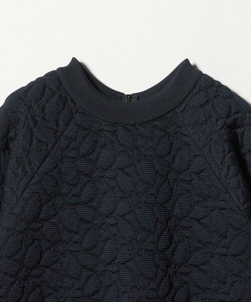 UNITED ARROWS / ユナイテッドアローズ ニット・セーター | ＜WRAPINKNOT＞フラワー キルト プルオーバー ニット | 詳細5