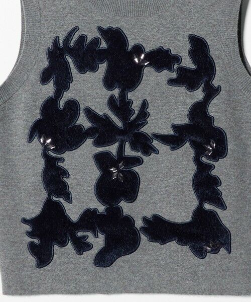 UNITED ARROWS / ユナイテッドアローズ Tシャツ | ＜dahl’ia＞エンブロイダリー パッチ ベスト | 詳細4