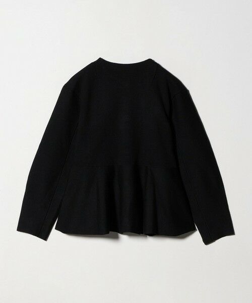 UNITED ARROWS / ユナイテッドアローズ ノーカラージャケット | ＜Marilyn Moon＞ミラノリブ ペプラム ジャケット | 詳細1