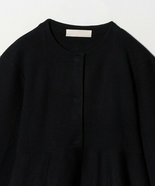 UNITED ARROWS / ユナイテッドアローズ ノーカラージャケット | ＜Marilyn Moon＞ミラノリブ ペプラム ジャケット | 詳細2