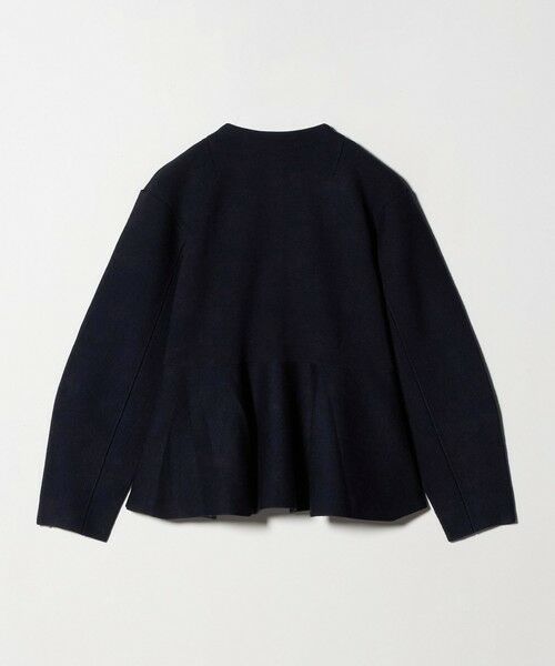 UNITED ARROWS / ユナイテッドアローズ ノーカラージャケット | ＜Marilyn Moon＞ミラノリブ ペプラム ジャケット | 詳細5