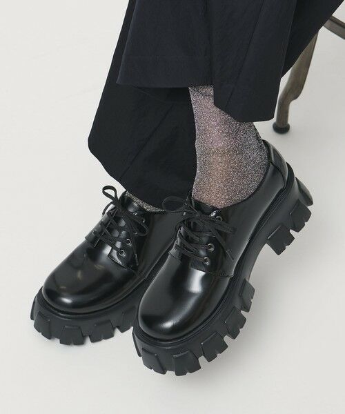 UNITED ARROWS / ユナイテッドアローズ ビジネス・ドレスシューズ | レースアップ プラットフォームシューズ | 詳細1