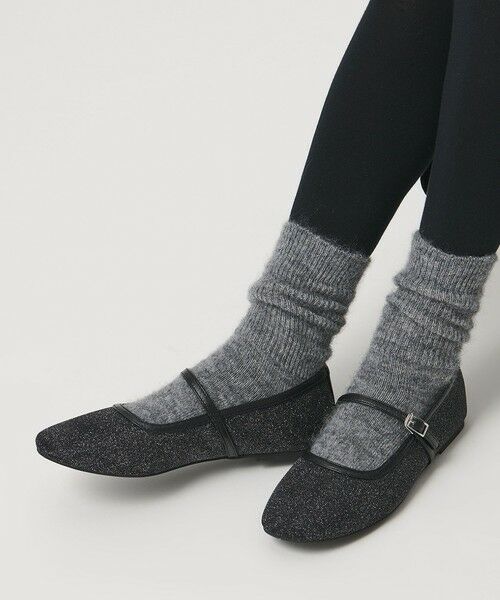 UNITED ARROWS / ユナイテッドアローズ フラットシューズ | グリッター メリージェーン シューズ | 詳細1