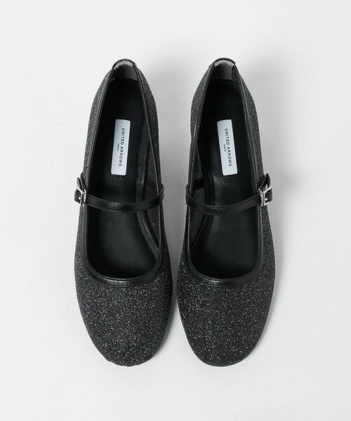 UNITED ARROWS/iCebhA[Y Ob^[ [WF[ V[Y BLACK 24.5cm(37h)