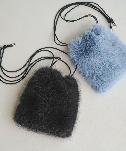 UNITED ARROWS / ユナイテッドアローズ ショルダーバッグ | フェイクファー ドロストバッグ | 詳細3