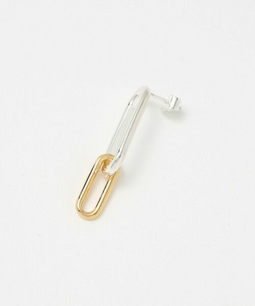 UNITED ARROWS / ユナイテッドアローズ ピアス・イヤリング | ＜PHILIPPE AUDIBERT＞OVAL コンビカラー ピアス | 詳細1