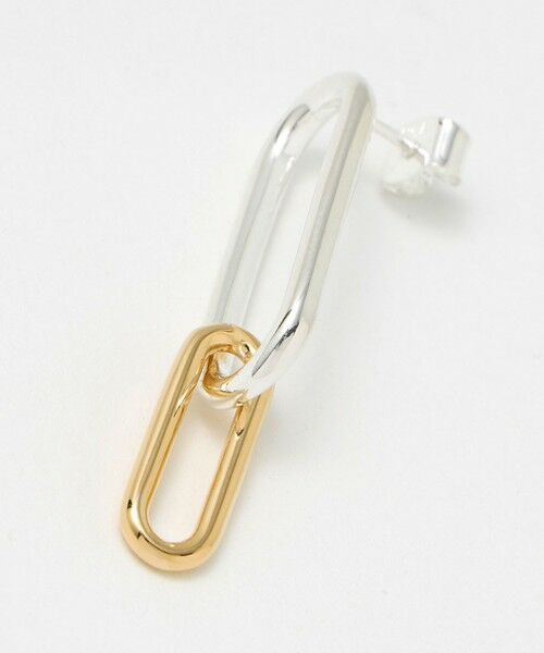 UNITED ARROWS / ユナイテッドアローズ ピアス・イヤリング | ＜PHILIPPE AUDIBERT＞OVAL コンビカラー ピアス | 詳細4