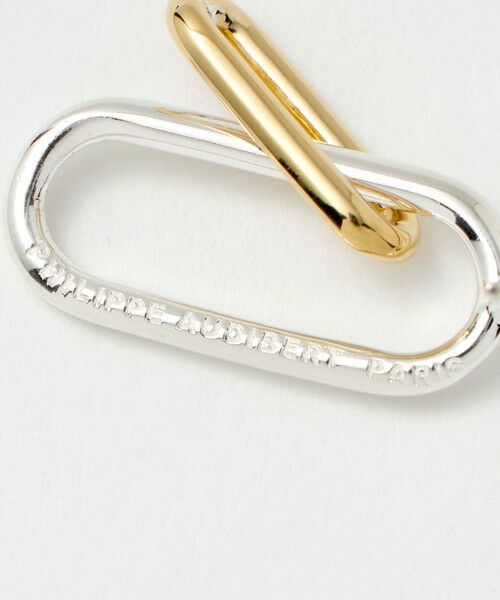 UNITED ARROWS / ユナイテッドアローズ ピアス・イヤリング | ＜PHILIPPE AUDIBERT＞OVAL コンビカラー ピアス | 詳細5