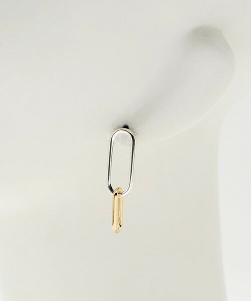 UNITED ARROWS / ユナイテッドアローズ ピアス・イヤリング | ＜PHILIPPE AUDIBERT＞OVAL コンビカラー ピアス | 詳細7