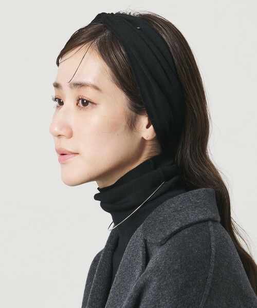 UNITED ARROWS / ユナイテッドアローズ カチューシャ・カチューム・その他 | ＜IRIS 47＞ワイド ヘアバンド（BLACK）